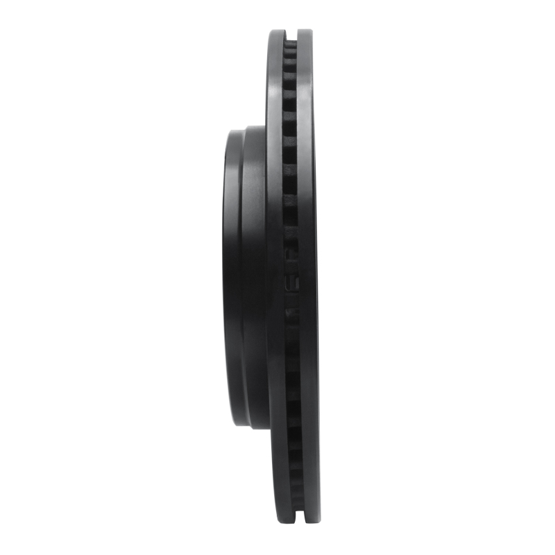 Jeep J8 Brake Rotor (1) - Front Right - R1 Concepts - Drilled & Slotted - Black - `08-`12